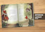 draw magical fairy tale book illustration with layout